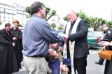 2011 Lourdes Pilgrimage - Archbishop Dolan with Malades (248/267)
